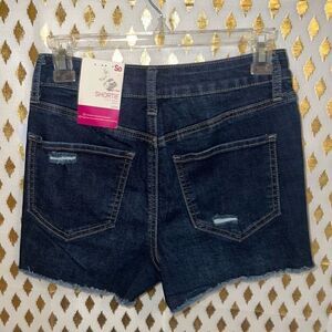 NWT So Shorties high rise Jean denim cut off shorts size 5 ￼